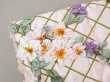 画像12: アンティーク 未使用 ロココモチーフ＆リボン付 ハンキーケース ハンカチ用ポシェット  (12)