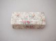 画像2: 1900年頃 アンティーク とても小さなカルトナージュボックス 花模様 (2)