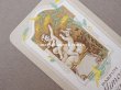 画像2: アンティーク 天使とミモザのパフュームカード PARFUM MIMOSA TRIANON - GELLE FRERES PARIS - (2)