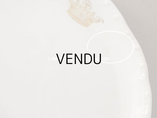 画像17: 1900年頃 アンティーク 王冠紋章入り プレート - BOOTHS ENGLAND - (17)