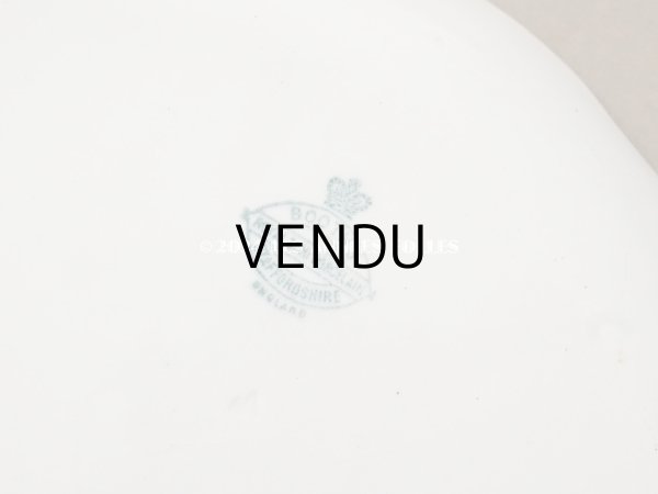 画像12: 1900年頃 アンティーク 王冠紋章入り プレート - BOOTHS ENGLAND - (12)