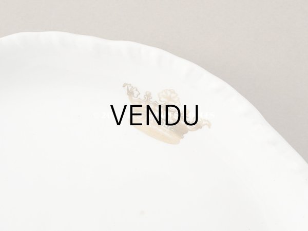 画像9: 1900年頃 アンティーク 王冠紋章入り プレート - BOOTHS ENGLAND - (9)