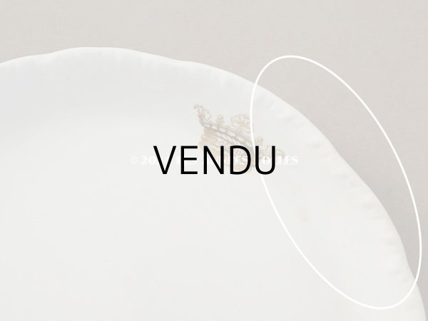 画像14: 1900年頃 アンティーク 王冠紋章入り プレート - BOOTHS ENGLAND - (14)