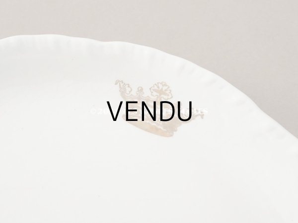 画像4: 1900年頃 アンティーク 王冠紋章入り プレート - BOOTHS ENGLAND - (4)