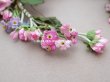 画像4: アンティーク ヴェールガールのティアラ ベルベットの布花 花冠 (4)