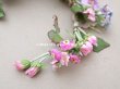画像10: アンティーク ヴェールガールのティアラ ベルベットの布花 花冠 (10)