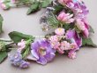 画像8: アンティーク ヴェールガールのティアラ ベルベットの布花 花冠 (8)