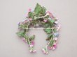 画像11: アンティーク ヴェールガールのティアラ ベルベットの布花 花冠 (11)