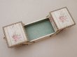 画像13: 1900年頃 アンティーク 薔薇＆リボン＆メダイヨン  カルトナージュボックス アコーディオン式 (13)
