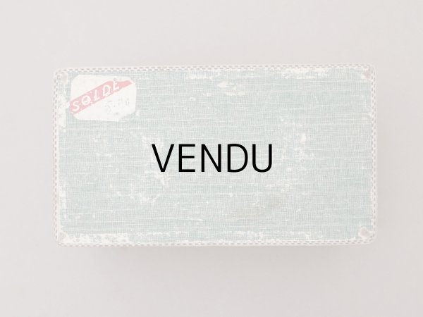 画像5: 1900年頃 アンティーク 薔薇＆リボン＆メダイヨン  カルトナージュボックス アコーディオン式 (5)