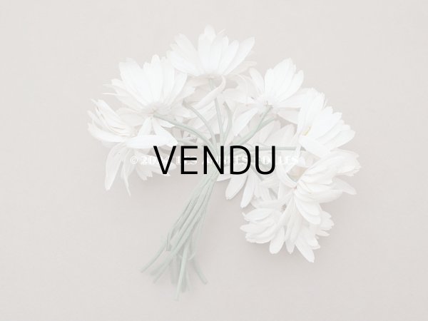 画像7: アンティーク マーガレットの布花　 (7)