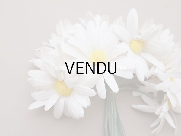 画像4: アンティーク マーガレットの布花　 (4)