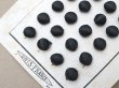 画像11: アンティーク シルクサテンのくるみボタン 8mm 黒 24ピース NOUVEAUTE - UNIS FRANCE - (11)