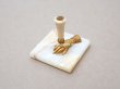 画像2: アンティーク ハンドモチーフのペンホルダー 大理石 (2)