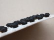 画像6: アンティーク シルクサテンのくるみボタン 8mm 黒 24ピース NOUVEAUTE - UNIS FRANCE - (6)