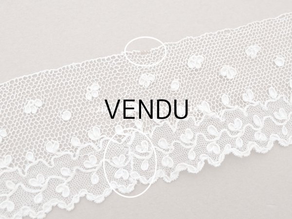 画像7: 19世紀 アンティーク ニードルレース アランソンレース 1.07m 4.4cm幅『ポワン・ダランソン（アランソン）』  (7)