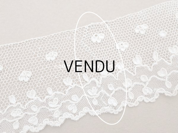 画像5: 19世紀 アンティーク ニードルレース アランソンレース 1.07m 4.4cm幅『ポワン・ダランソン（アランソン）』  (5)