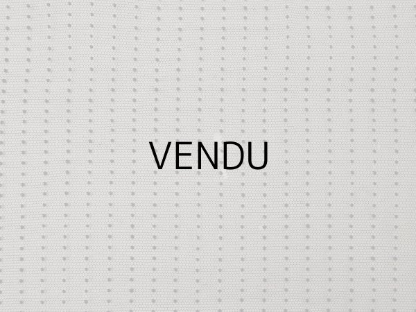 画像12: アンティーク ドット入り 幅広 チュールレース 黒 0.9m 幅29.5cm (12)
