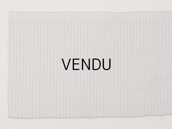 画像6: アンティーク ドット入り 幅広 チュールレース 黒 0.9m 幅29.5cm (6)