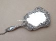 画像2: 1850年頃 アンティーク シルバー製 舞踏会の手帳 ミラー＆ペンシル付 ファン型 CARNET DE BAL カルネ・ド・バル (2)