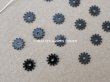 画像3: アンティーク ゼラチン製 スパンコール 花 フラワー 5mm 黒 200ピースのセット (3)