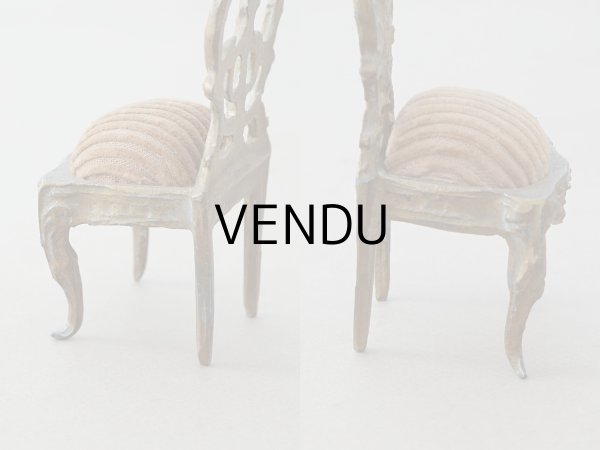 画像8: アンティーク 懐中時計用 椅子型 ジュエリースタンド  (8)