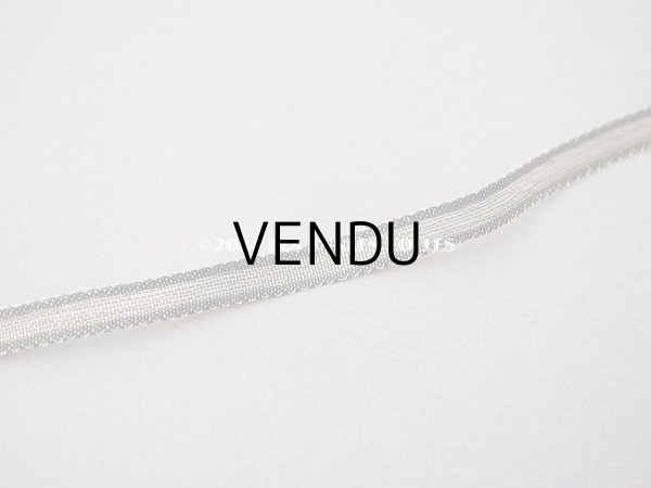 画像3: アンティーク ゴールドのメタル糸のリボン 1.44m 極細 5.5mm幅  (3)