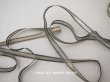 画像1: 1900年頃 アンティーク ゴールドのメタル糸のリボン 極細 5.5mm幅  (1)