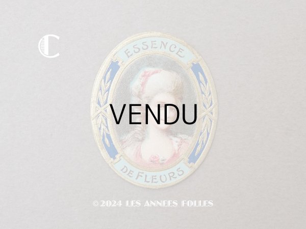 画像6: アンティーク パフュームラベル マリーアントワネット (6)