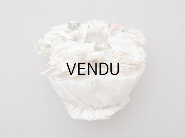 画像3: アンティーク ロココモチーフ付 シルク製 オモニエール マリアージュ (3)