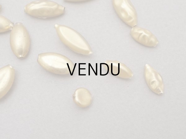 画像4: アンティーク スフレビーズ ゴールド 吹きガラス製ビーズ  16ピースのセット (4)