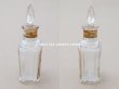 画像4: アンティーク 香水瓶 パウダーピンクのラベル ESSENCE GIROFLEE FLEUR - AU BON MARCHE - (4)