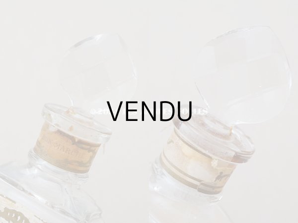 画像5: アンティーク 香水瓶 パウダーピンクのラベル ESSENCE GIROFLEE FLEUR - AU BON MARCHE - (5)