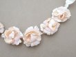 画像2: アンティーク パウダーピンクの薔薇 花冠 ティアラ ヴェールガール (2)