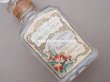 画像7: アンティーク 香水瓶 パウダーピンクのラベル ESSENCE GIROFLEE FLEUR - AU BON MARCHE - (7)