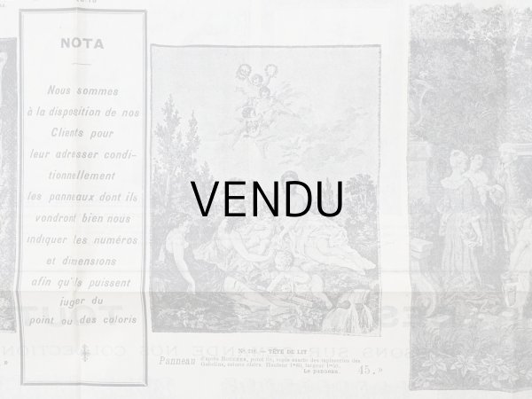 画像5: 1906年 アンティーク ルーブル百貨店 大きなカタログ 100×70cm PANNEAUX ET TABLEAUX EN IMITATION - GRANDS MAGASINS DU LOUVRE -  (5)