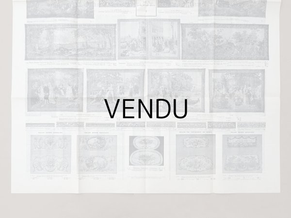 画像2: 1906年 アンティーク ルーブル百貨店 大きなカタログ 100×70cm PANNEAUX ET TABLEAUX EN IMITATION - GRANDS MAGASINS DU LOUVRE -  (2)