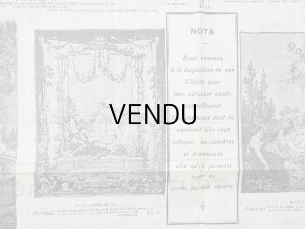 画像6: 1906年 アンティーク ルーブル百貨店 大きなカタログ 100×70cm PANNEAUX ET TABLEAUX EN IMITATION - GRANDS MAGASINS DU LOUVRE -  (6)