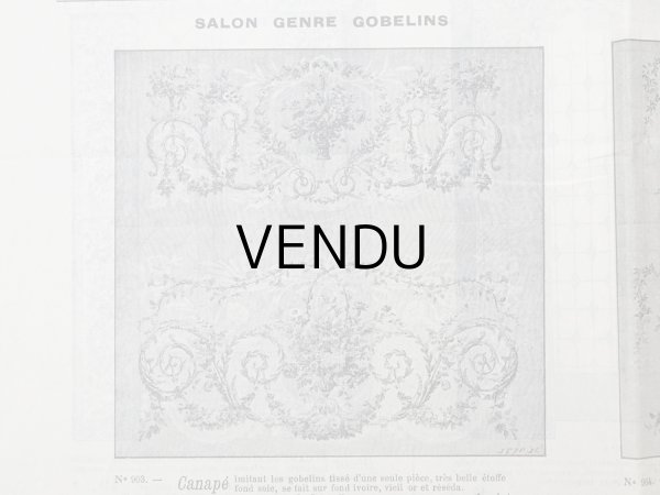画像8: 1906年 アンティーク ルーブル百貨店 大きなカタログ 100×70cm PANNEAUX ET TABLEAUX EN IMITATION - GRANDS MAGASINS DU LOUVRE -  (8)