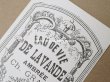 画像4: 19世紀末 アンティーク パフュームラベル EAU DE VIE DE LAVANDE AMBREE - CH.GRANT PARIS - (4)