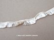 画像1: 1900年頃 アンティーク フリンジのトリム オフホワイト&エクリュ 89cm 1.7cm幅  (1)