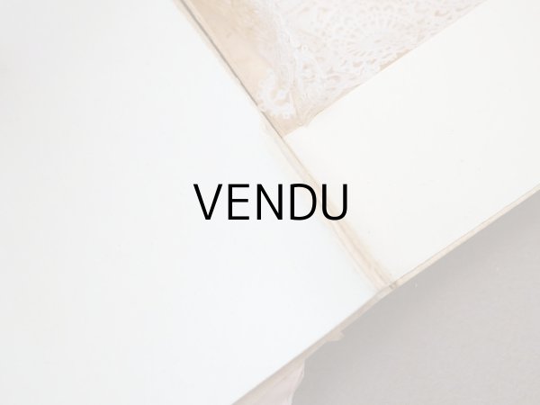 画像14: 1892年 アンティーク オリジナルボックス入り バテムのドラジェボックス ピンクのリボン&レースペーパー (14)