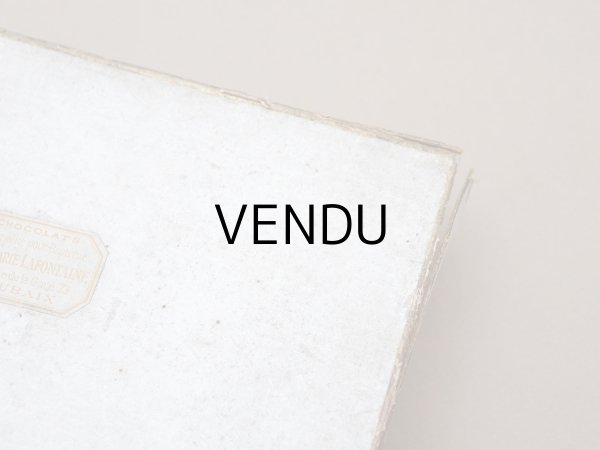 画像16: 1892年 アンティーク オリジナルボックス入り バテムのドラジェボックス ピンクのリボン&レースペーパー (16)