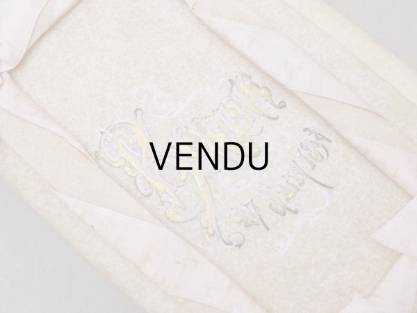 画像6: 1892年 アンティーク オリジナルボックス入り バテムのドラジェボックス ピンクのリボン&レースペーパー (6)