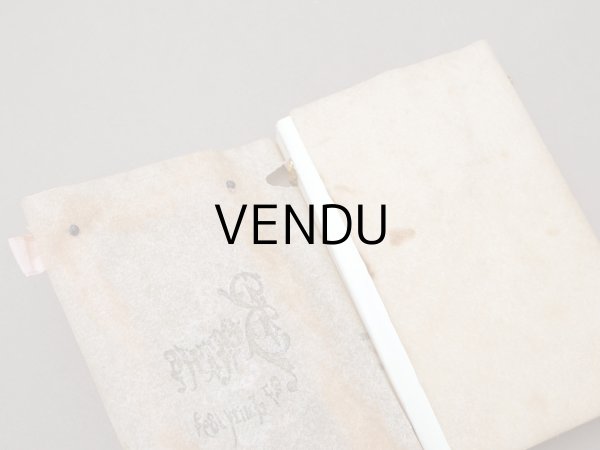 画像10: 1892年 アンティーク オリジナルボックス入り バテムのドラジェボックス ピンクのリボン&レースペーパー (10)