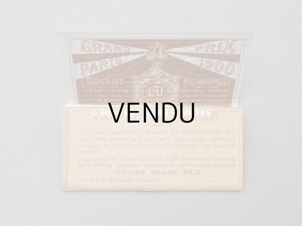 画像11: 1904年 アンティーク『LU』カレンダー ウエハース型 GAUFRETTE VANILLE - LEFEVRE-UTILE - (11)