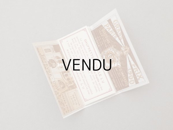 画像9: 1904年 アンティーク『LU』カレンダー ウエハース型 GAUFRETTE VANILLE - LEFEVRE-UTILE - (9)