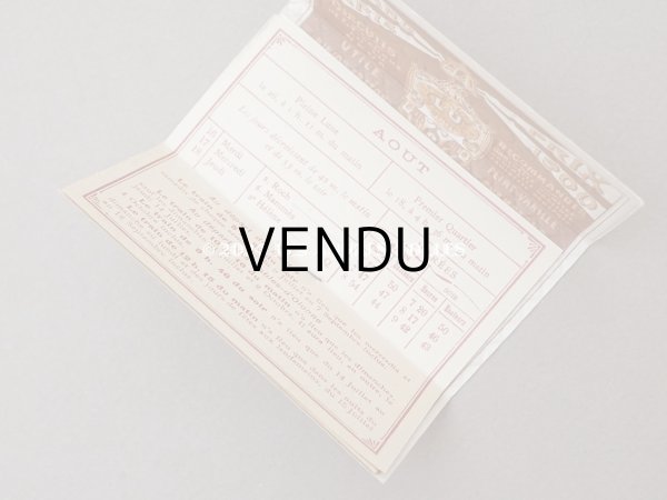 画像6: 1904年 アンティーク『LU』カレンダー ウエハース型 GAUFRETTE VANILLE - LEFEVRE-UTILE - (6)