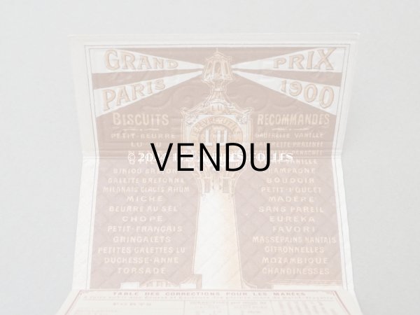画像4: 1904年 アンティーク『LU』カレンダー ウエハース型 GAUFRETTE VANILLE - LEFEVRE-UTILE - (4)