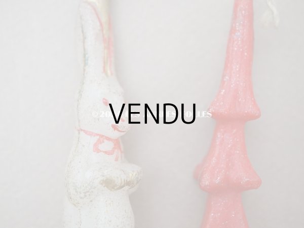 画像8: 1900年頃 アンティーク クリスマス用 キャンドル 4点セット (8)